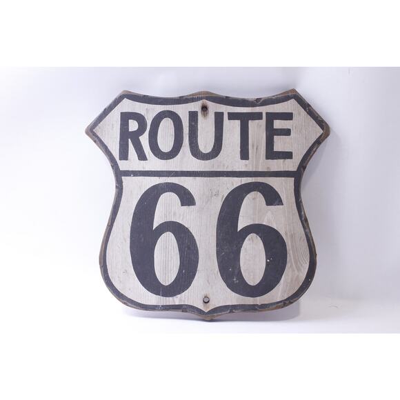 Route 66, Wooden Plaque, Hand Crafted by Old West Signs, Americana, - Picture 1 of 5
